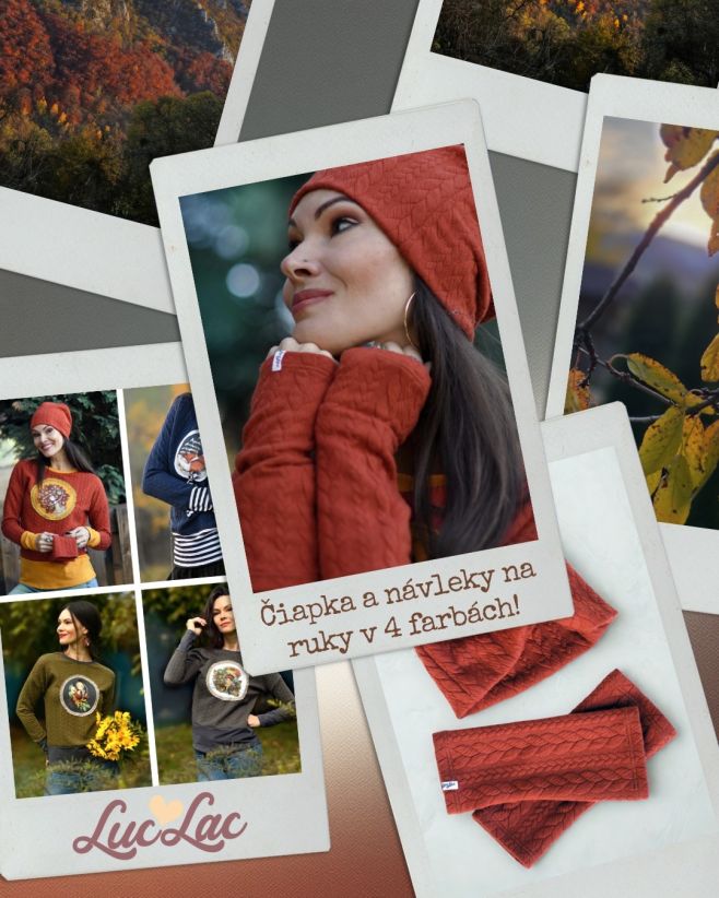 Doplňte si svetríky čiapkou a návlekmi na ruky! Na výber sú 4 farby: terakota, tmavá modrá, antracit a khaki ;) Tu👉...